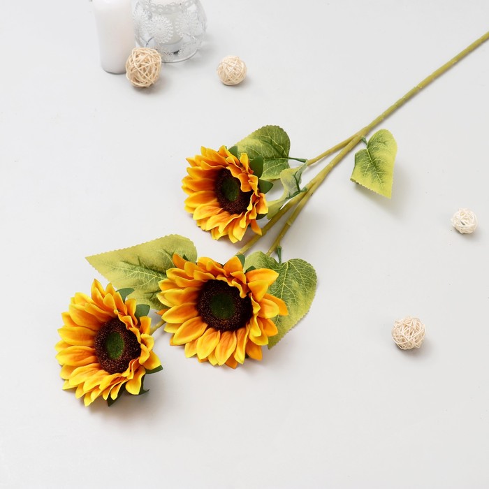 Цветок искусственный SUNFLOWER