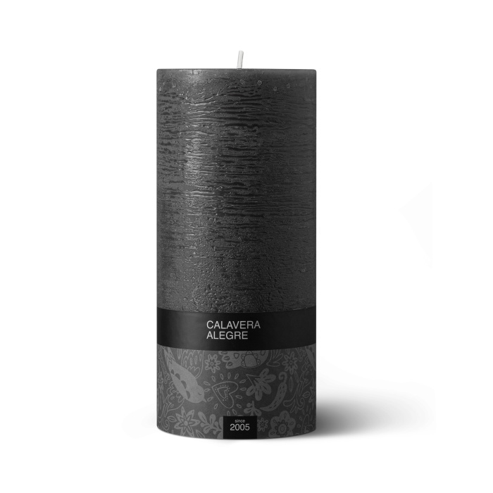 Свеча CALAVERA ALEGRE DARK GRAY M
