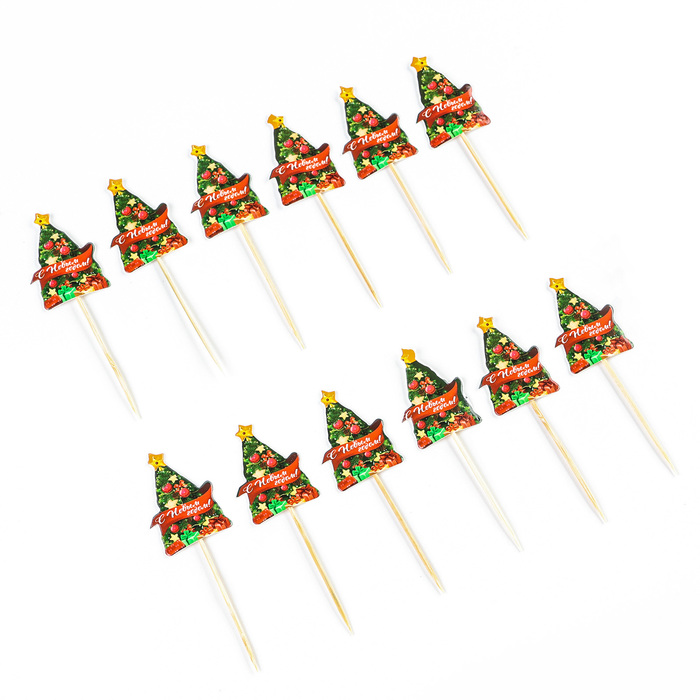 Шпажки CHRISTMAS TREE 12 шт