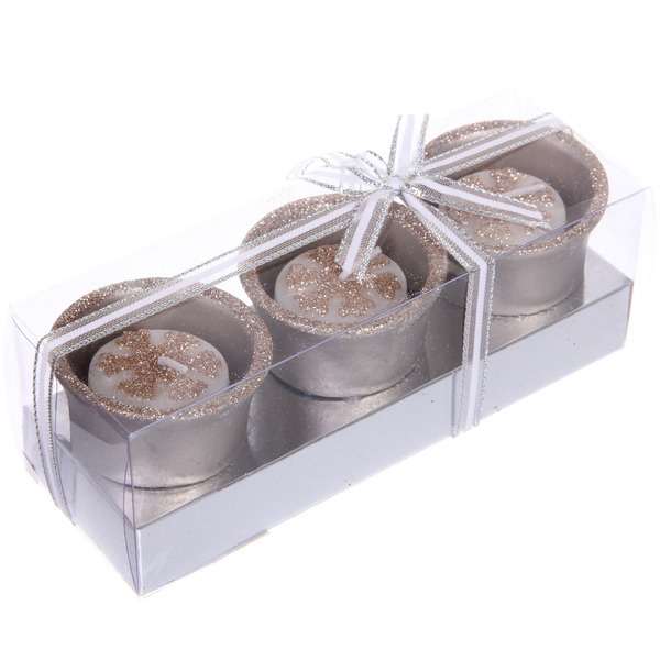 Комплект свечей SNOWFLAKES