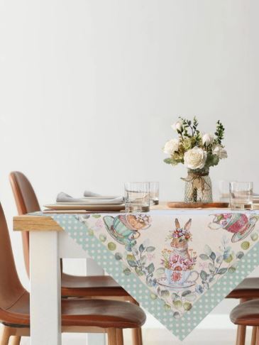Скатерть декоративная HARE SWEET 100*100 см