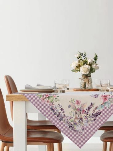 Скатерть декоративная RABBIT LILA 100*100 см