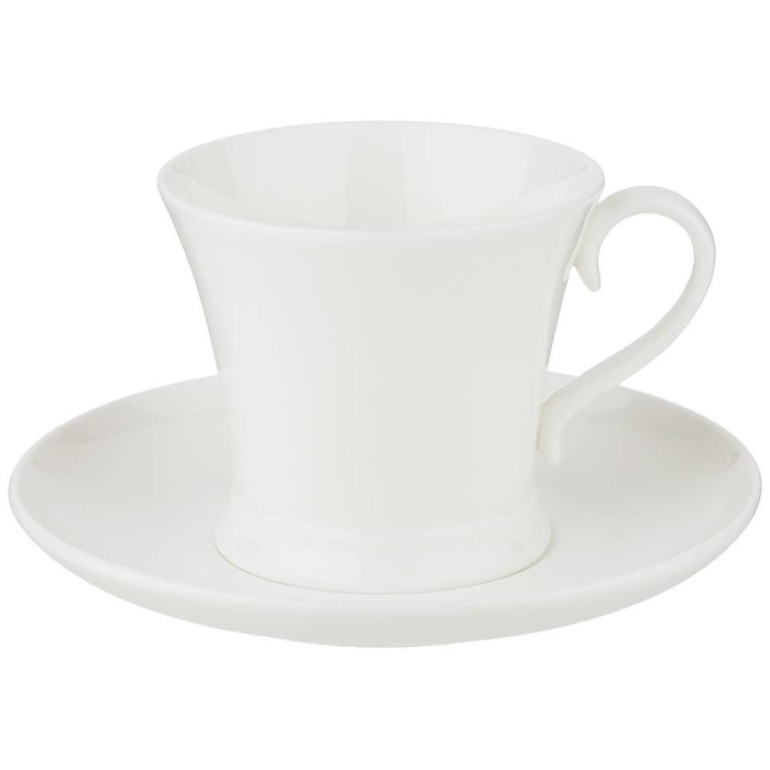 Чашка с блюдцем SILK