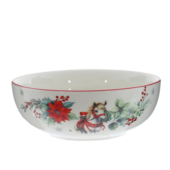 Миска CHRISTMAS HORSE L