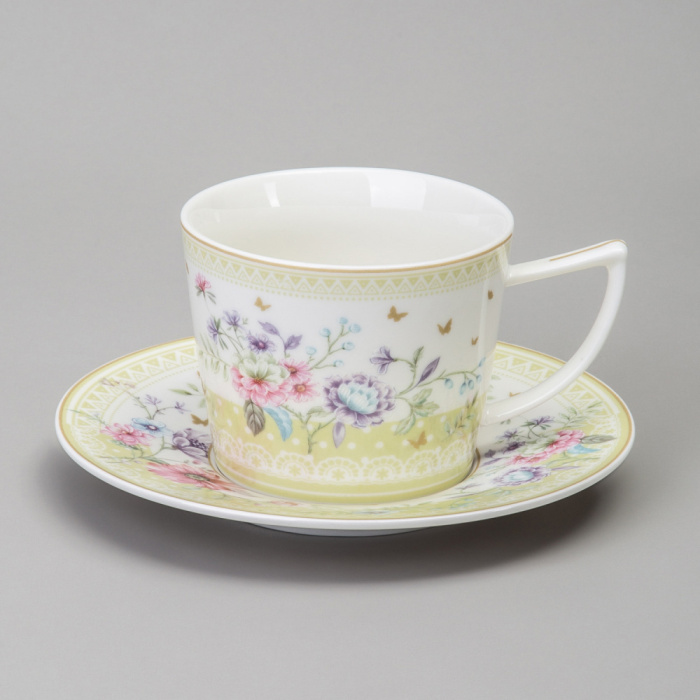 Чашка с блюдцем BLOSSOM