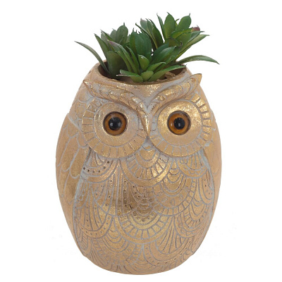Цветок искусственный в горшке Owl