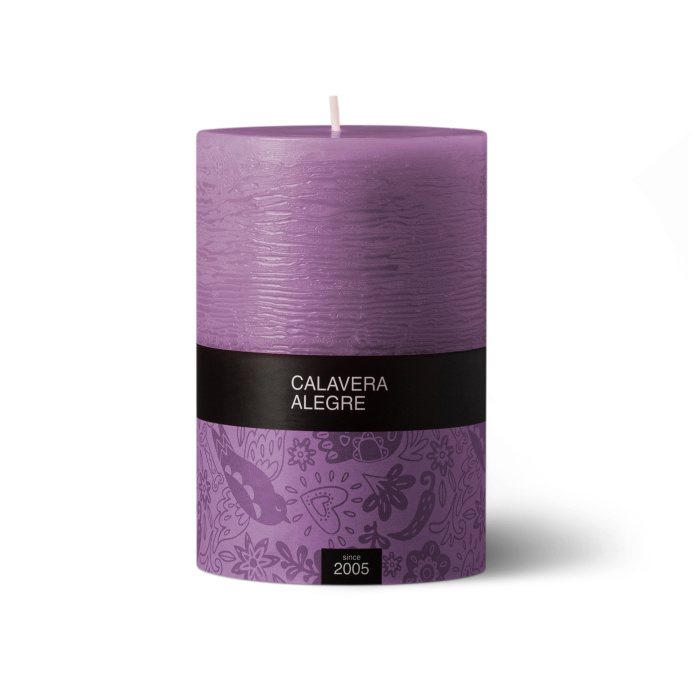 Свеча CALAVERA ALEGRE PURPLE S
