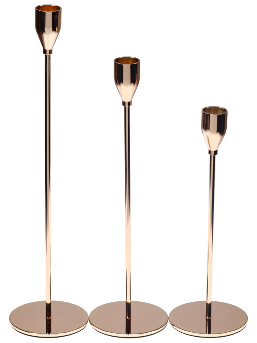 Подсвечник ROSE GOLD L