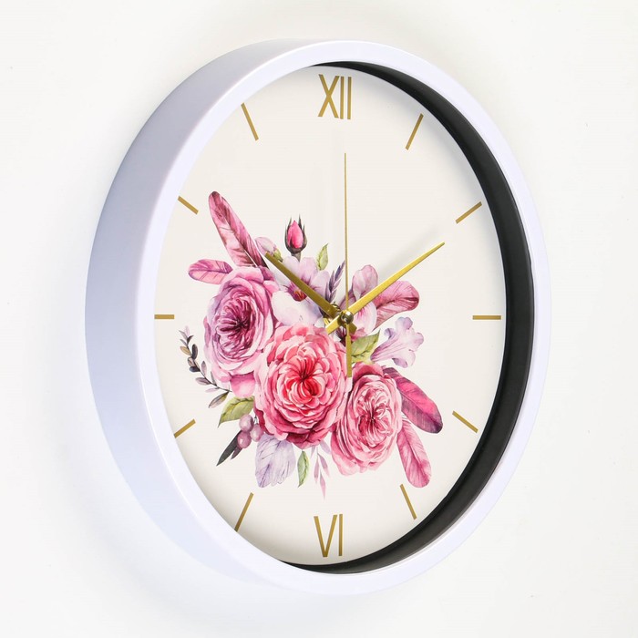 Часы настенные Peonies