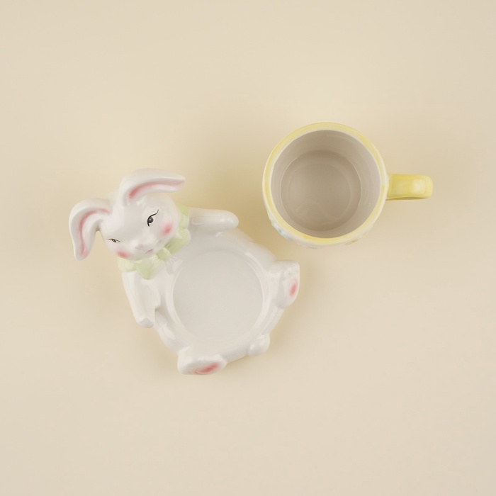 Чашка с блюдцем Rabbit(фото2)