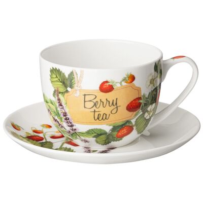 Чашка с блюдцем FRUIT BASKET