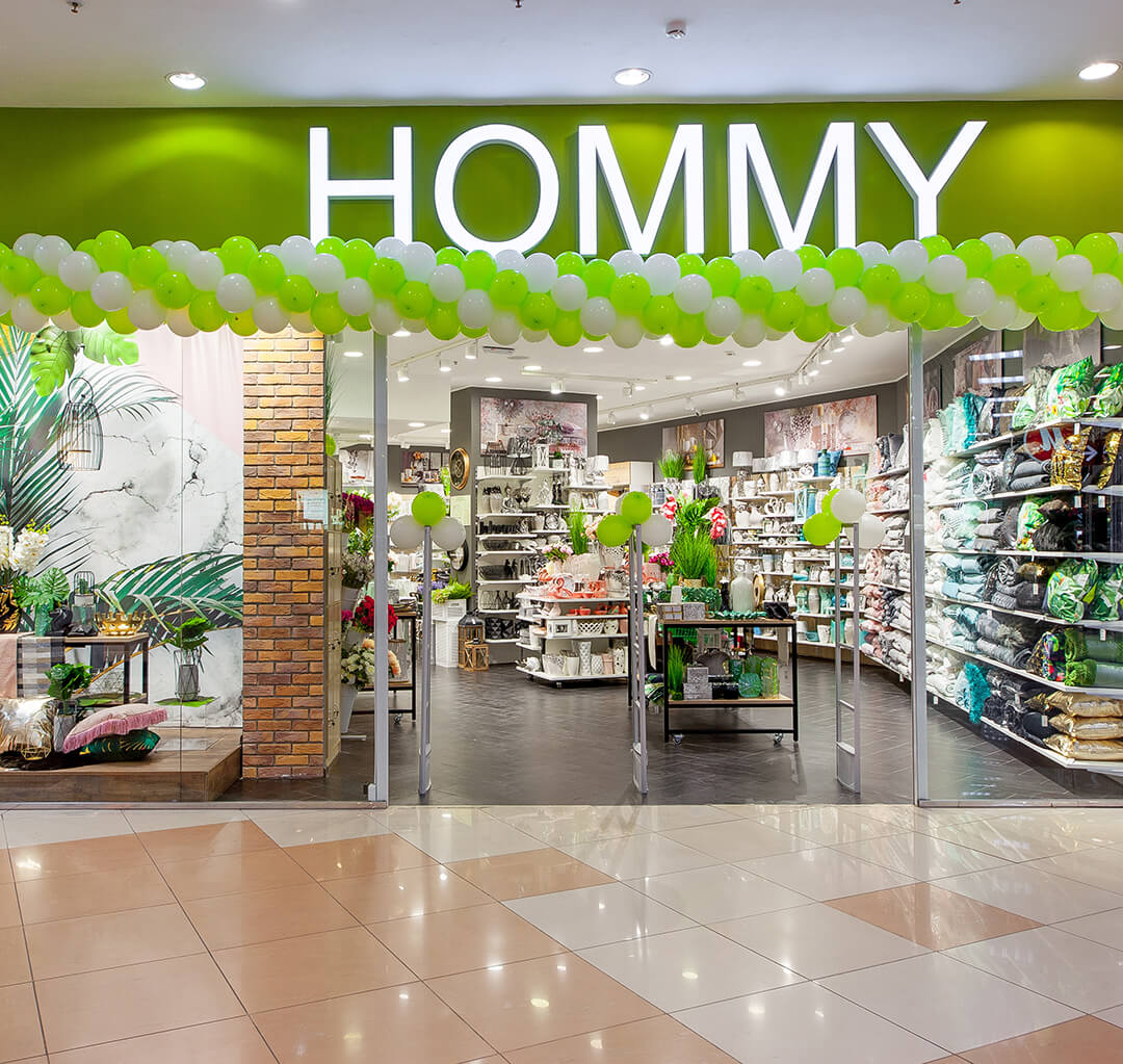 Открытие магазина HOMMY в ТРК "СБС Мегамолл"