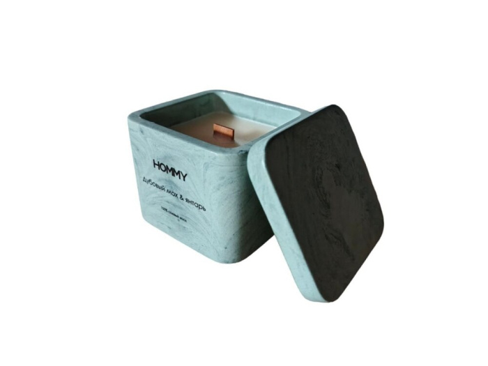 Свеча Дубовый мох Янтарь(фото3)