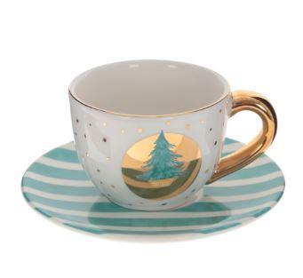 Чашка с блюдцем