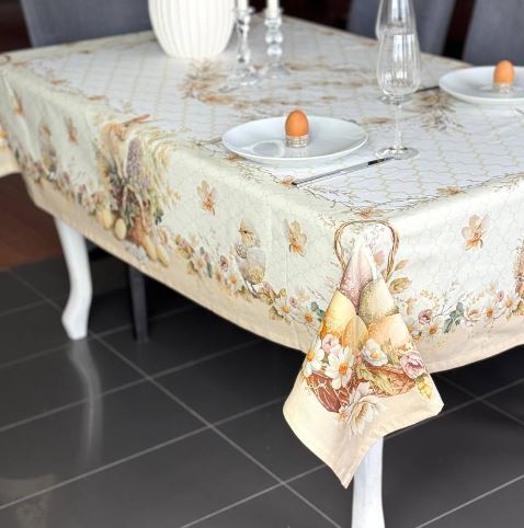 Скатерть EASTER BASKET 145*220 см(фото1)