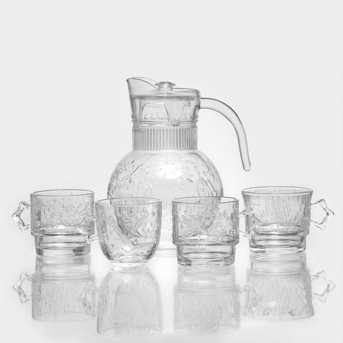 Комплект графин и стаканы Nacre