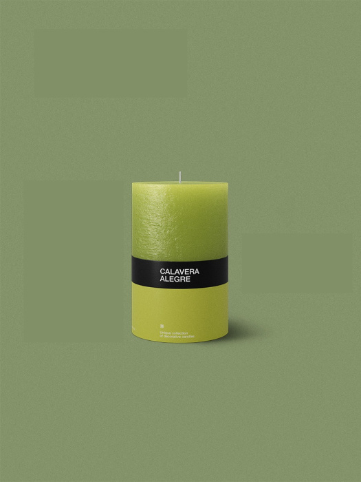 Свеча CALAVERA ALEGRE OLIVE S