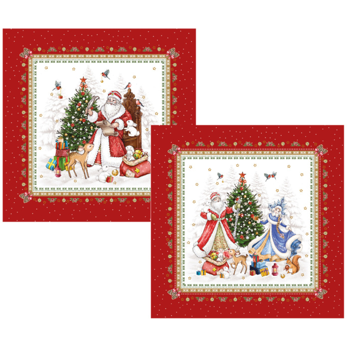 Салфетки сервировочные HAPPY NEW YEAR 2 шт