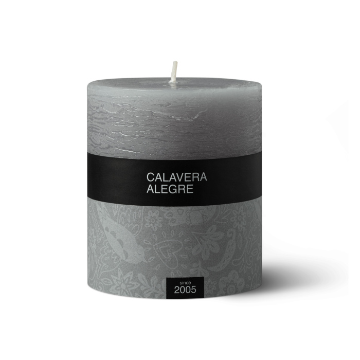 Свеча CALAVERA ALEGRE LIGHT GRAY XS