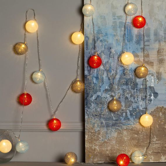 Гирлянда Клубки (нить 5 м.)