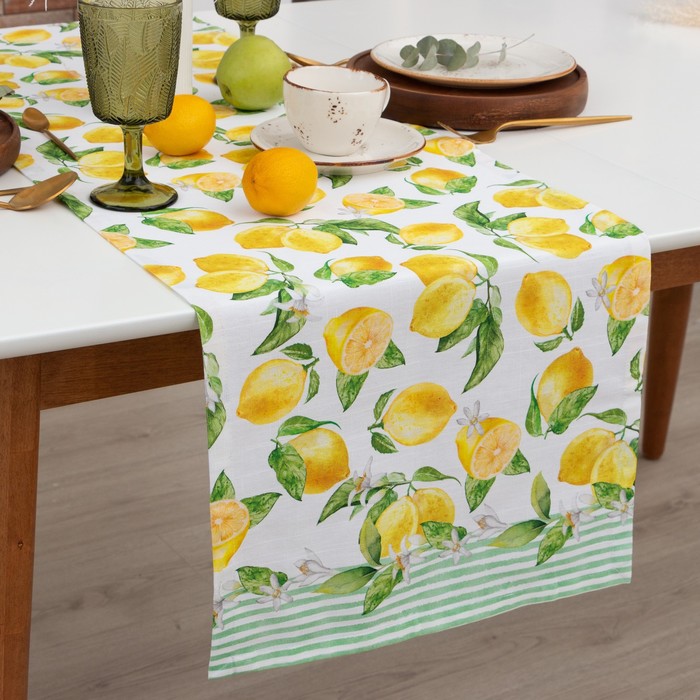 Скатерть прямоугольная Lemons 40*147 см
