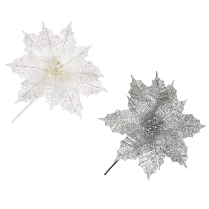 Цветок искусственный POINSETTIA(фото1)