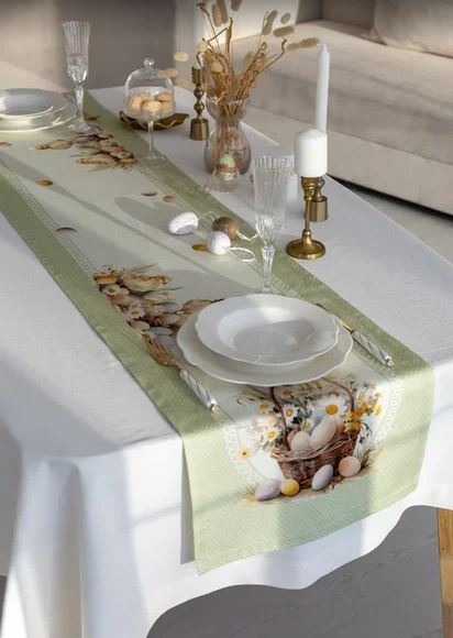 Скатерть прямоугольная декоративная Stesha 40*140 см