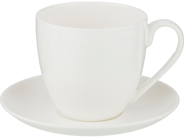 Чашка с блюдцем SILK: купить за 1090 руб  Чашка с блюдцем SILK