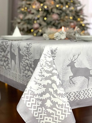 Скатерть SILVER DEER 145*250 см