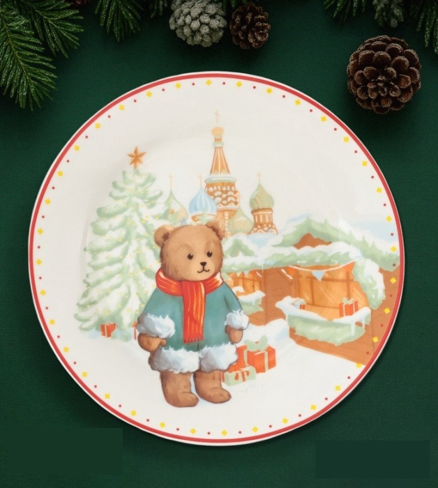 Десертная тарелка Moscow Bear(фото2)