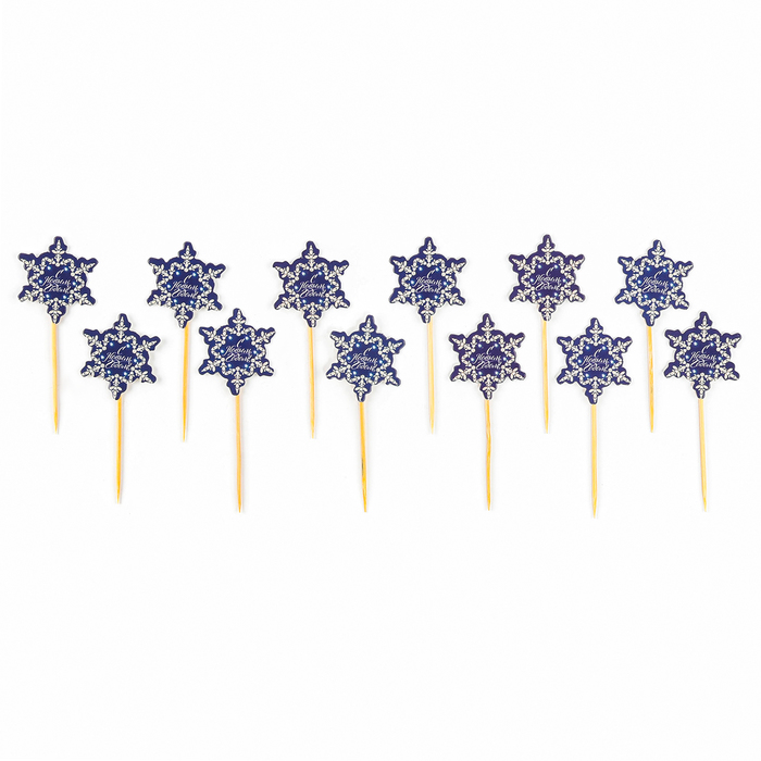 Шпажки SNOWFLAKE 12 шт