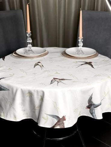 Скатерть (круглая) BIRD NEST 150 см
