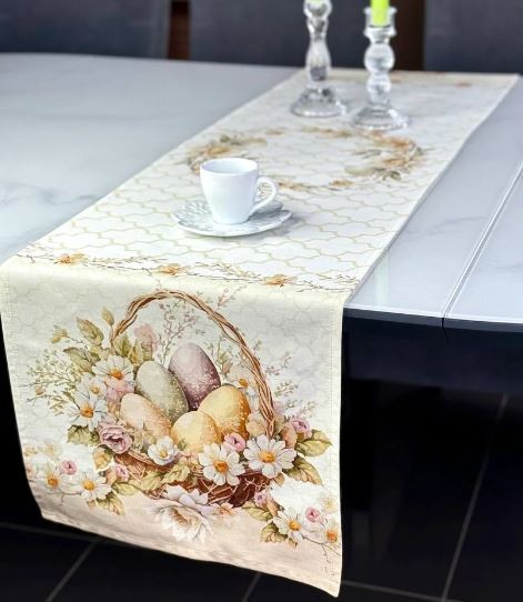 Скатерть прямоугольная EASTER BASKET 45*200 см