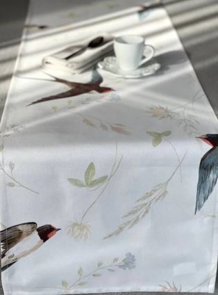 Скатерть прямоугольная BIRD NEST 45*200 см