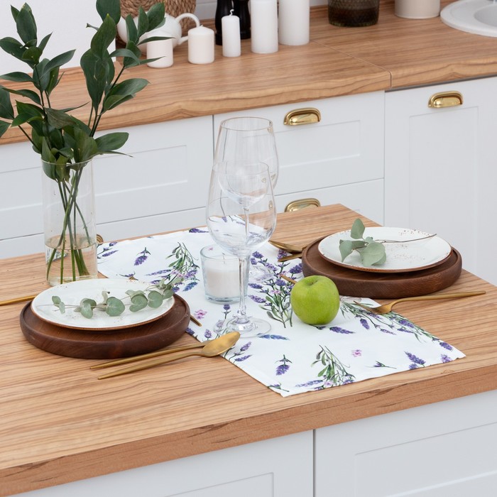 Скатерть прямоугольная LAVENDER 30*70 см(фото1)