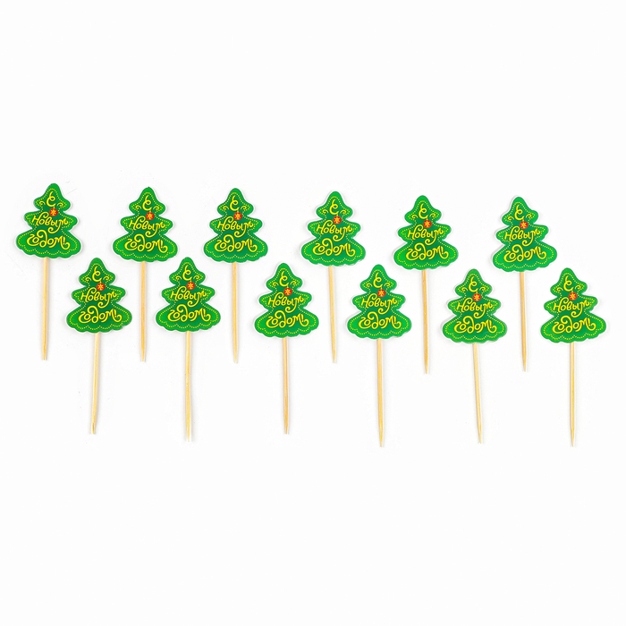 Шпажки CHRISTMAS TREE 12 шт