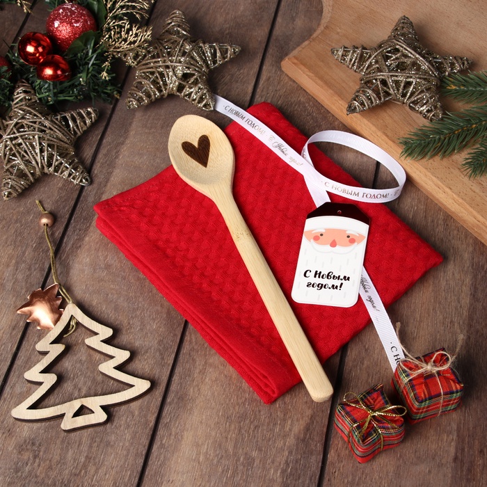 Комплект кухонное полотенце, лопатка From Santa