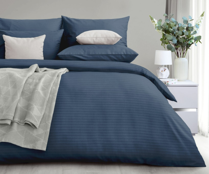 Постельное белье Verossa DARK BLUE STRIP (СМ)