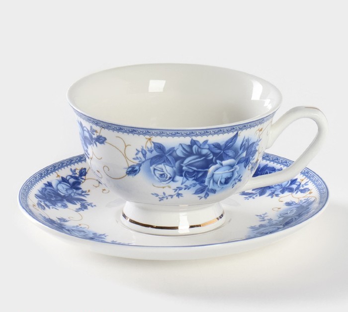 Чашка с блюдцем Azzurro