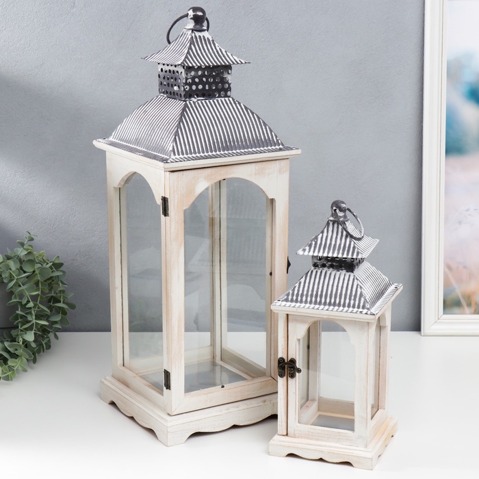 Фонарь декоративный STAINEDGLASS L