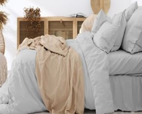 Пододеяльник Butterfly LIGHT GRAY POPLIN евро