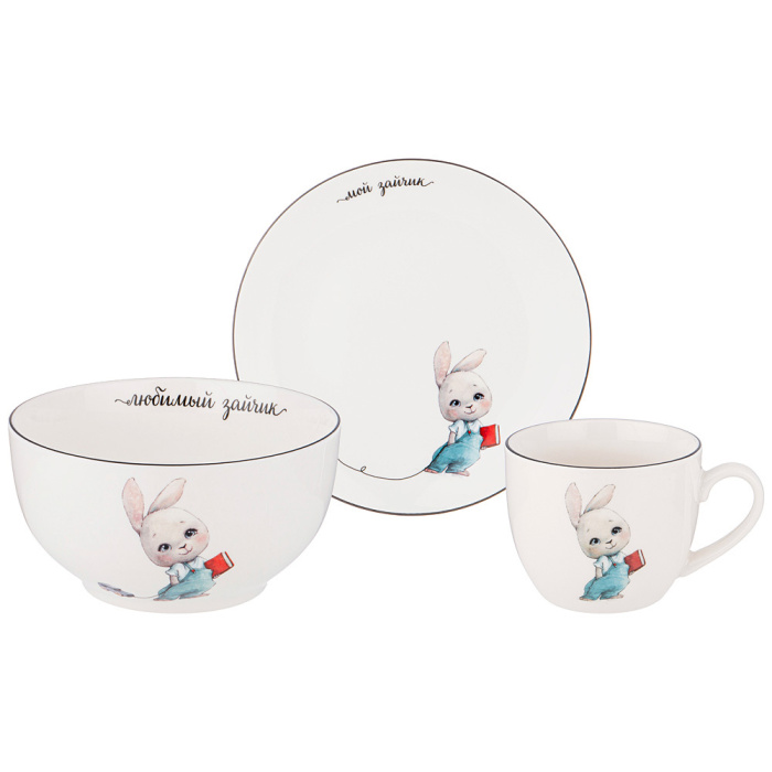 Комплект посуды MY BUNNY