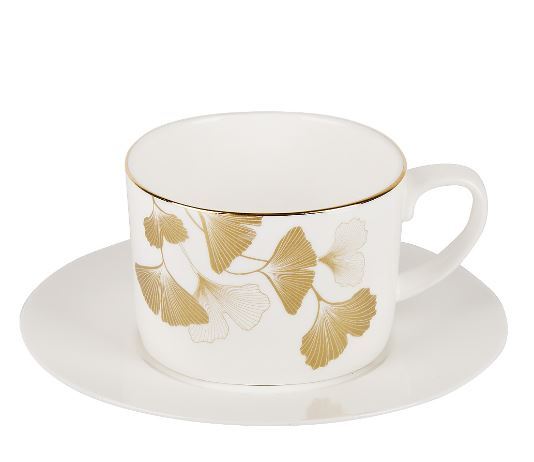 Чашка с блюдцем Ginkgo