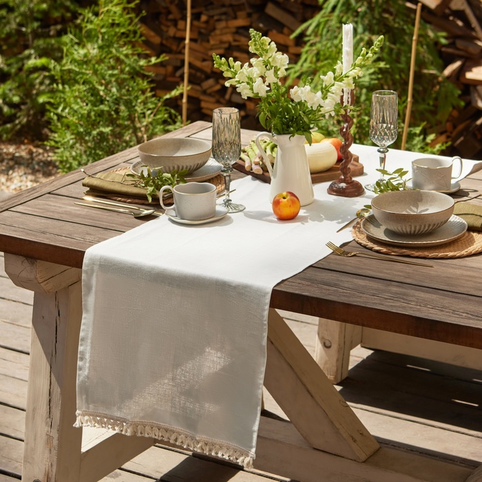 Скатерть прямоугольная Linen style 40*146 см