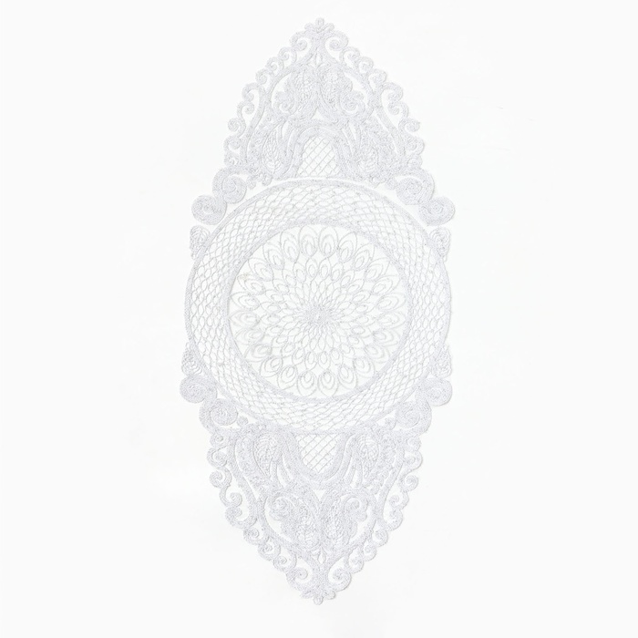 Скатерть прямоугольная WHITE LACE 40*90 см(фото2)