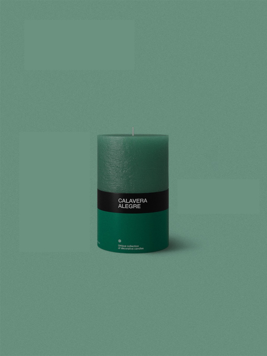 Свеча CALAVERA ALEGRE GREEN S