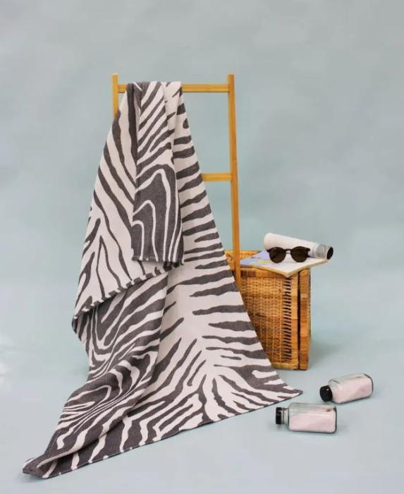 Полотенце ZEBRA BLACK 85*145 см