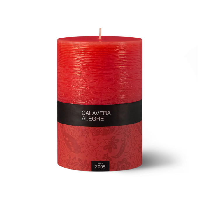 Свеча CALAVERA ALEGRE RED S