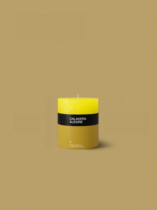 Свеча CALAVERA ALEGRE YELLOW XS