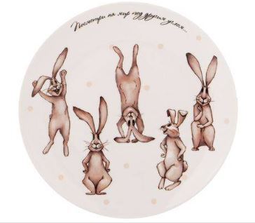 Десертная тарелка Rabbits